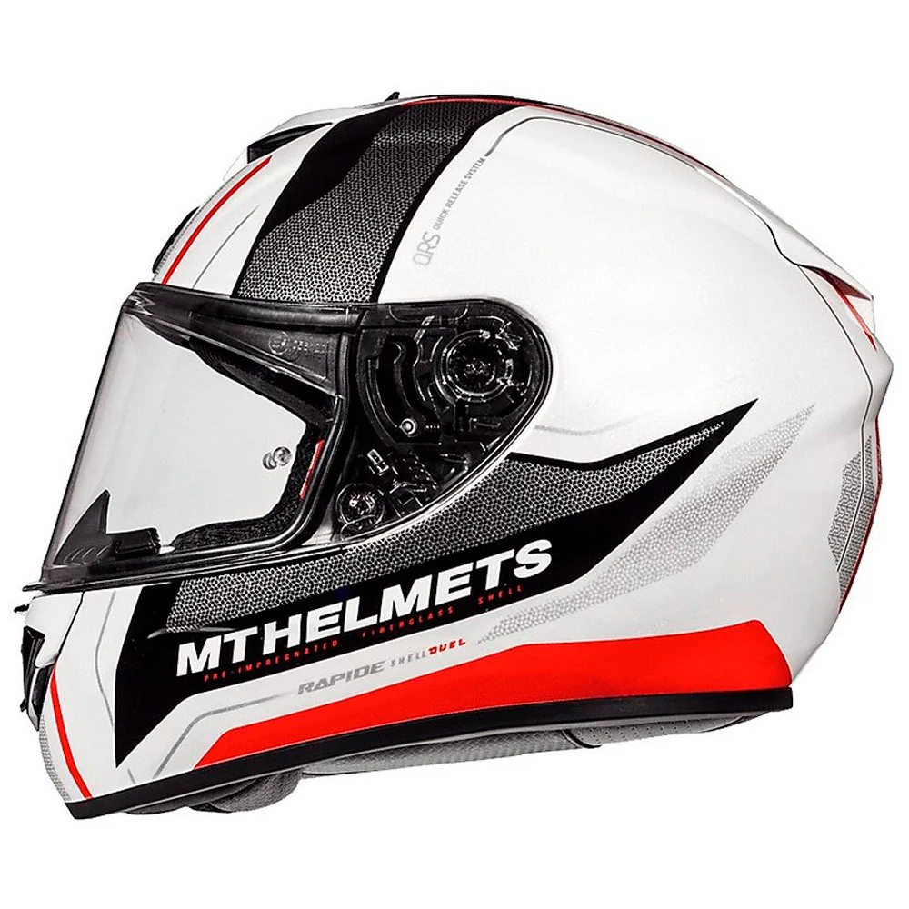 CASCO MT RAPIDE DUEL - NARANJA FLUOR