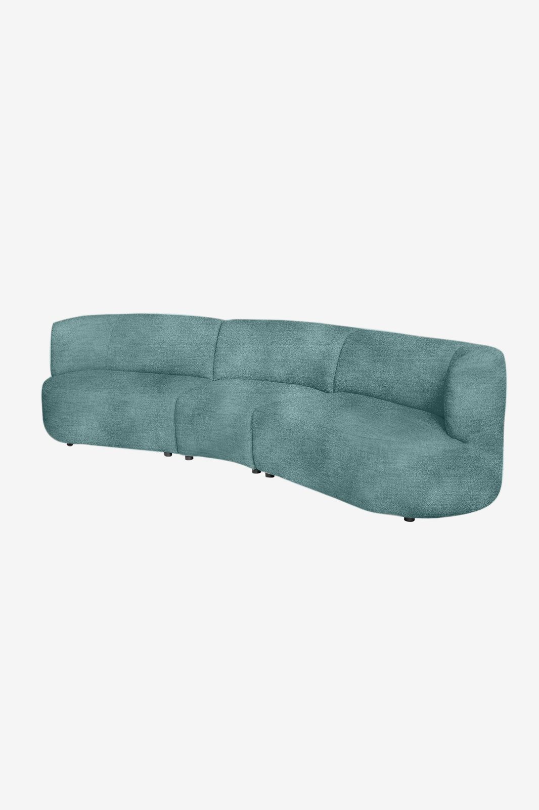 Empress velvet 3.5-zits bank Juke grijsblauw