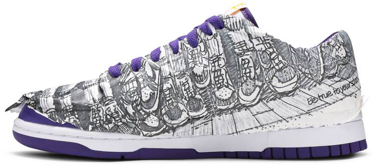 Wmns Dunk Low  Flip The Old School  DJ4636-100 - Sneaker Replica Workshop
