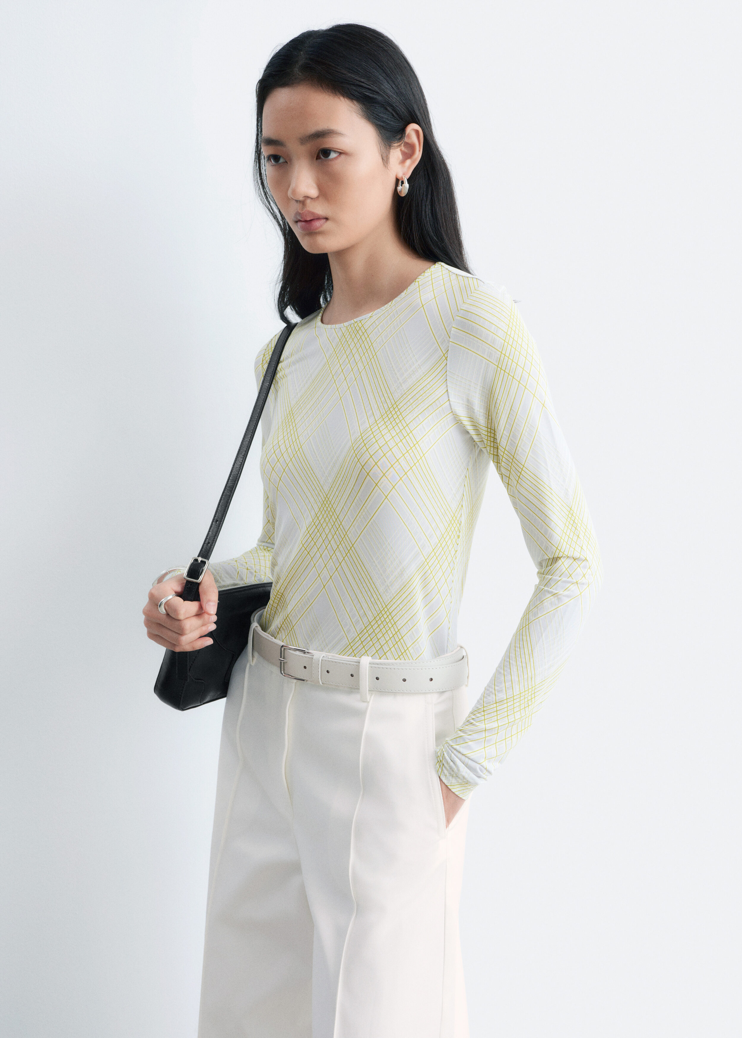 & Other Stories LONG-SLEEVE JERSEY TOP