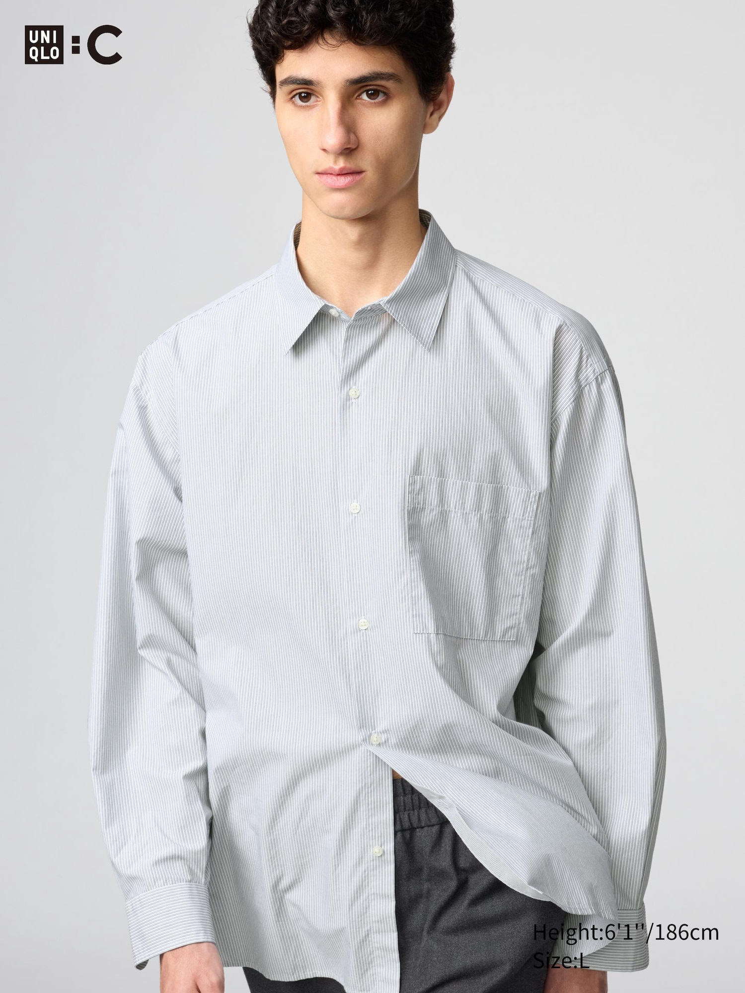 UNIQLO : C Broadcloth Oversized Shirt