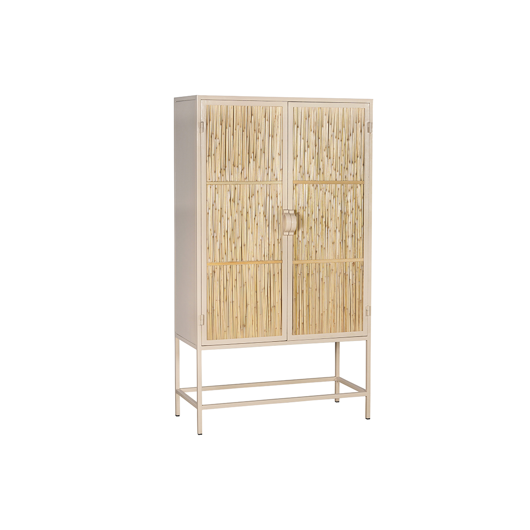 Wandkast Tucson bamboe/zand