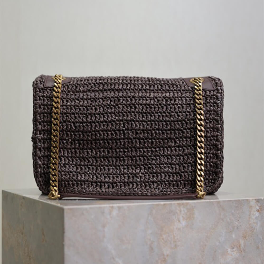 YSL NIKI medium in raffia(HIGH-END GRADE) - Top Club