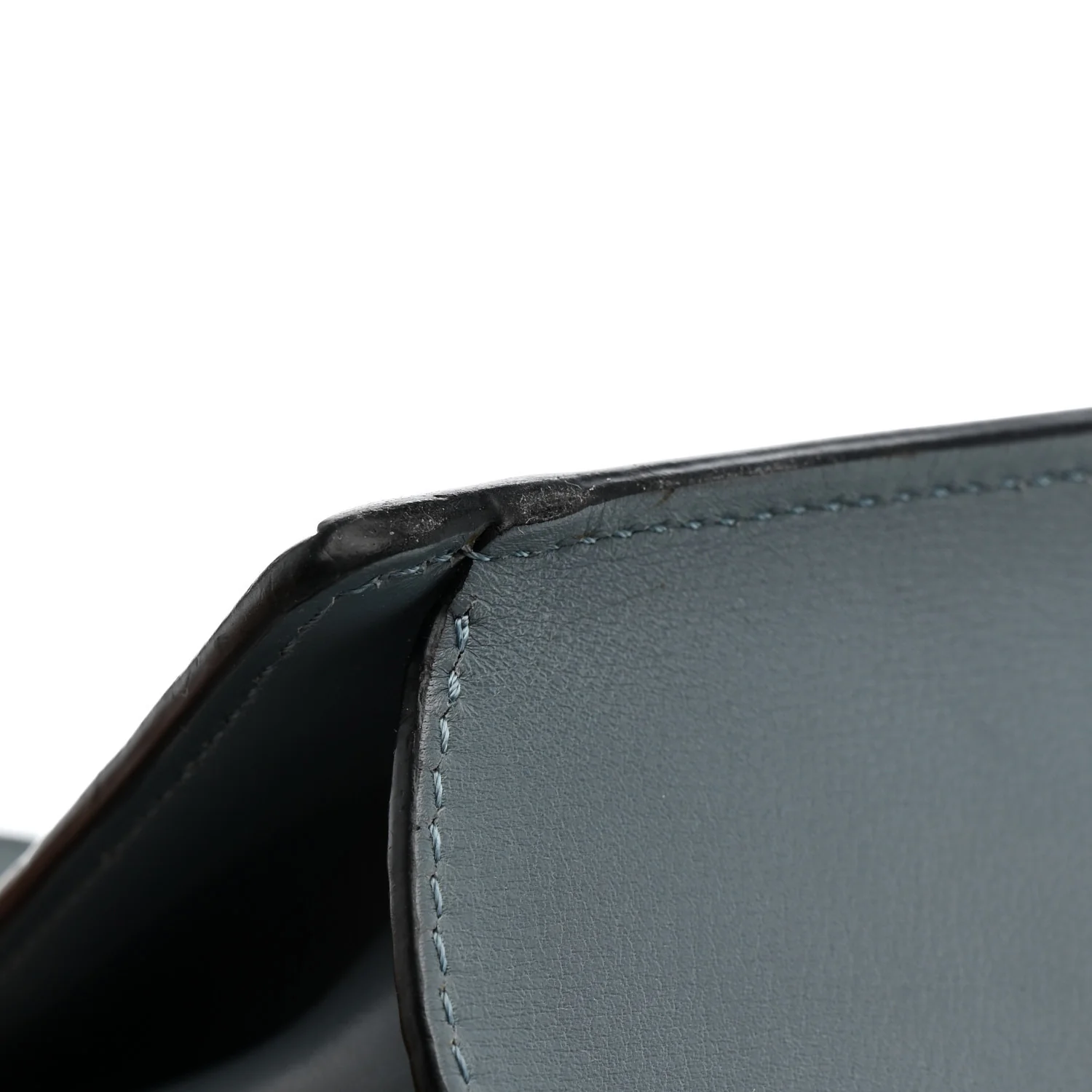 Calfskin Mini Barcelona Shoulder Bag Stone Blue - Top Club