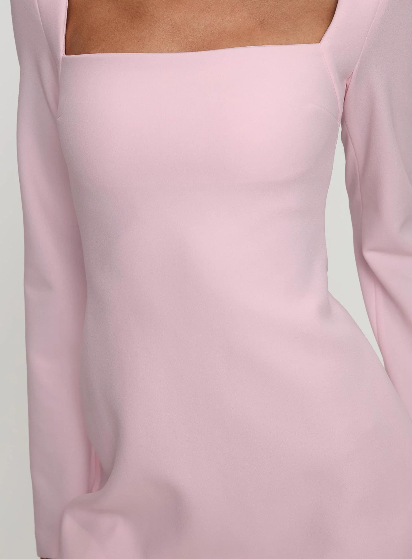 Bombshell Long Sleeve Mini Dress Pink