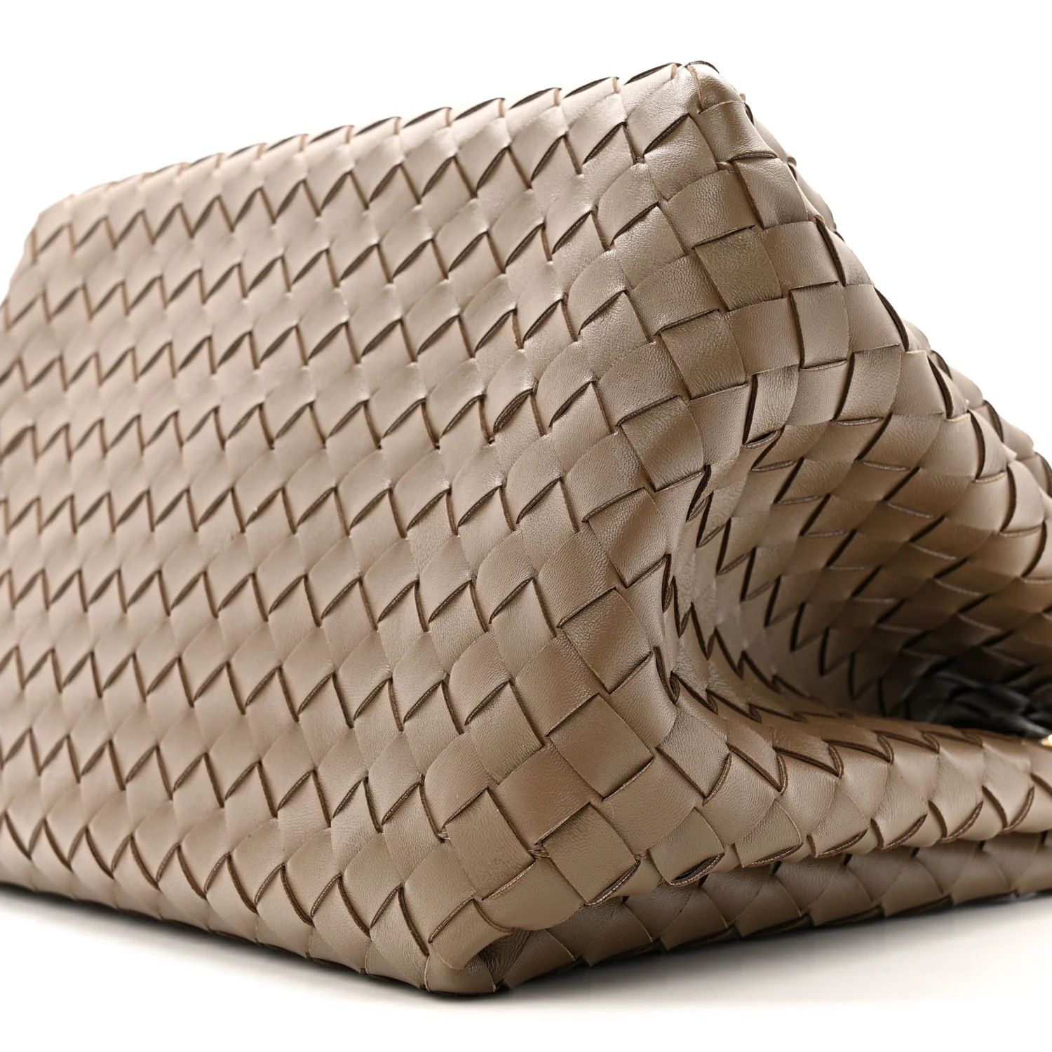 Nappa Intrecciato Large Andiamo Parachute Shoulder Bag Pinecone - Top Club