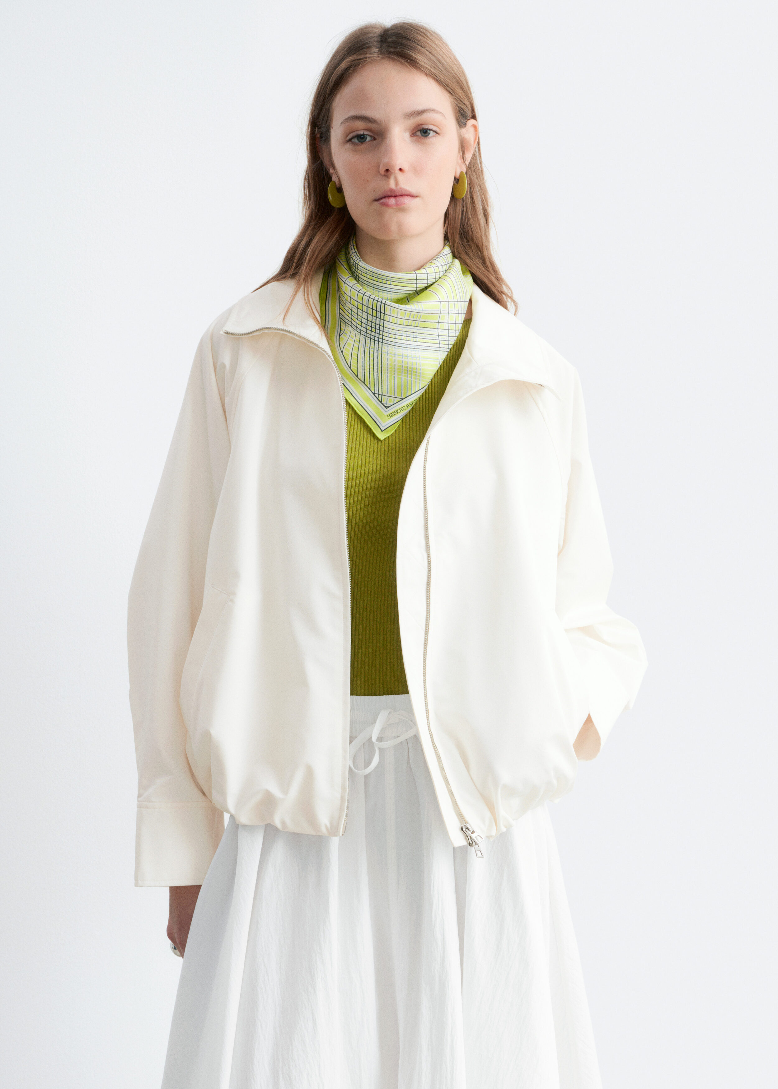& Other Stories ZIP-UP TWILL JACKET