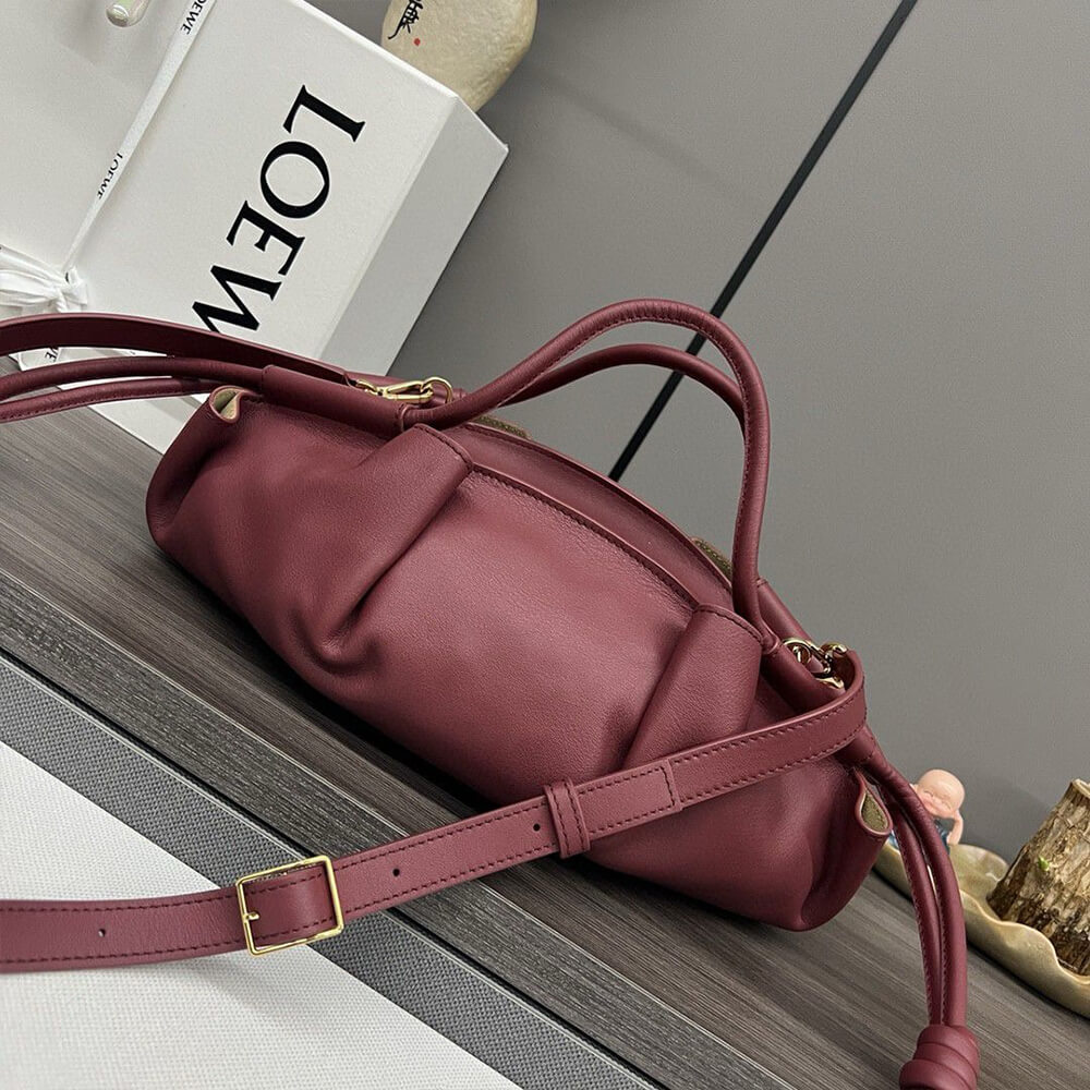 Loewe Small Paseo bag in shiny nappa calfskin(high-end grade) - Top Club