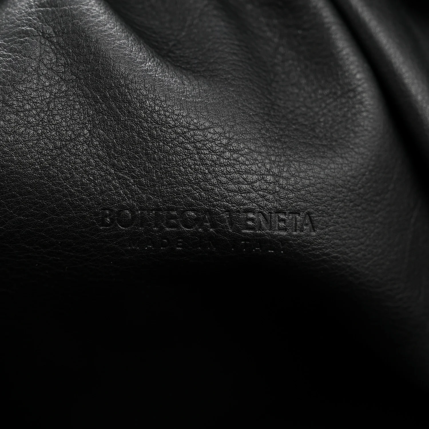 Smooth Butter Calf The Pouch Oversized Clutch Black - Top Club