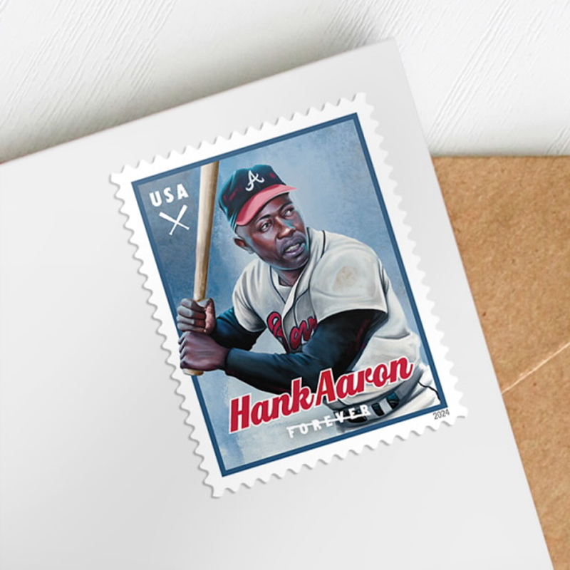 2024 Hank Aaron Forever Stamps, Sheet of 20