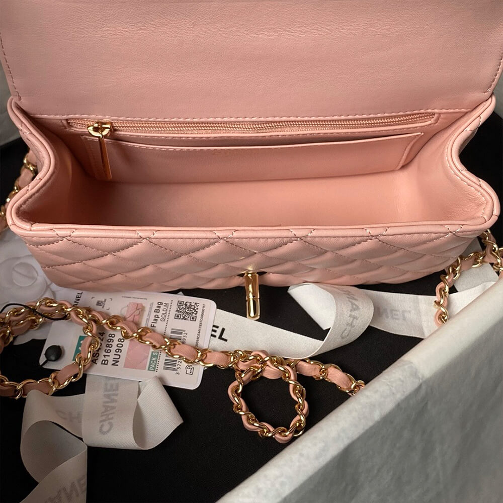 CHANEL Mini Flap Bag with Top Handle - Top Club