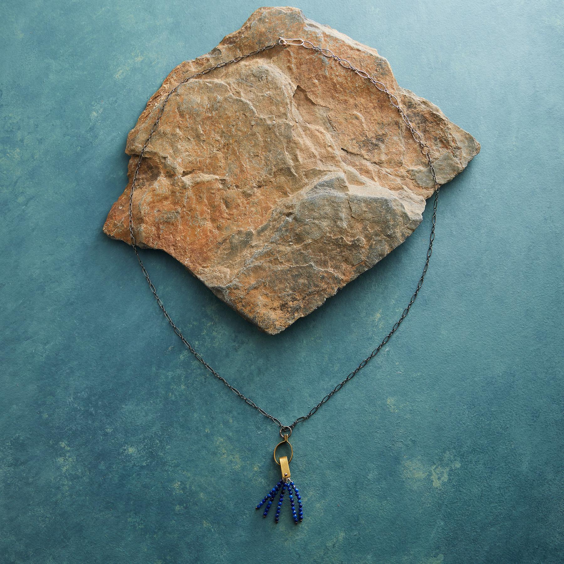 Lapis Tassel Necklace - Sundance Living