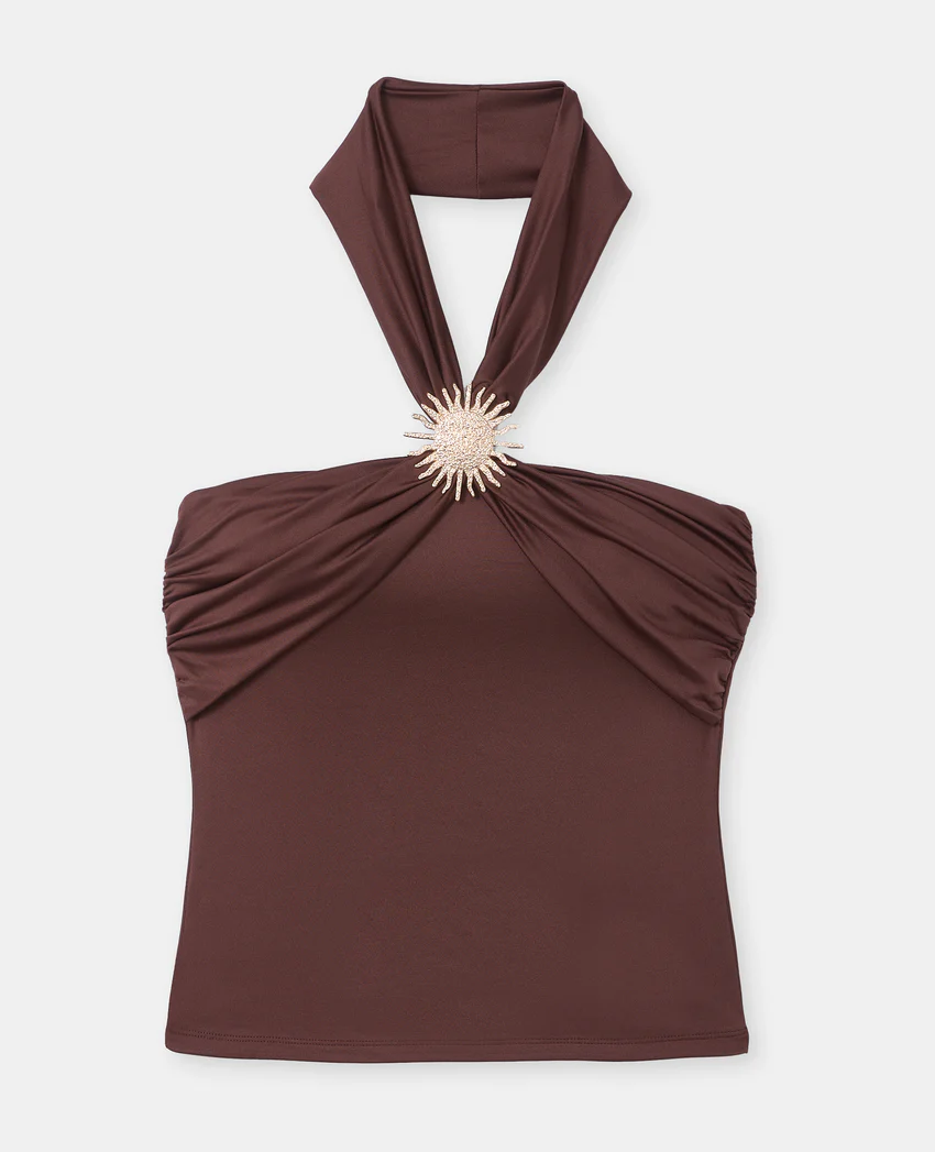 Pimkie Top dos-nu effet croisé avec détail boucle soleil