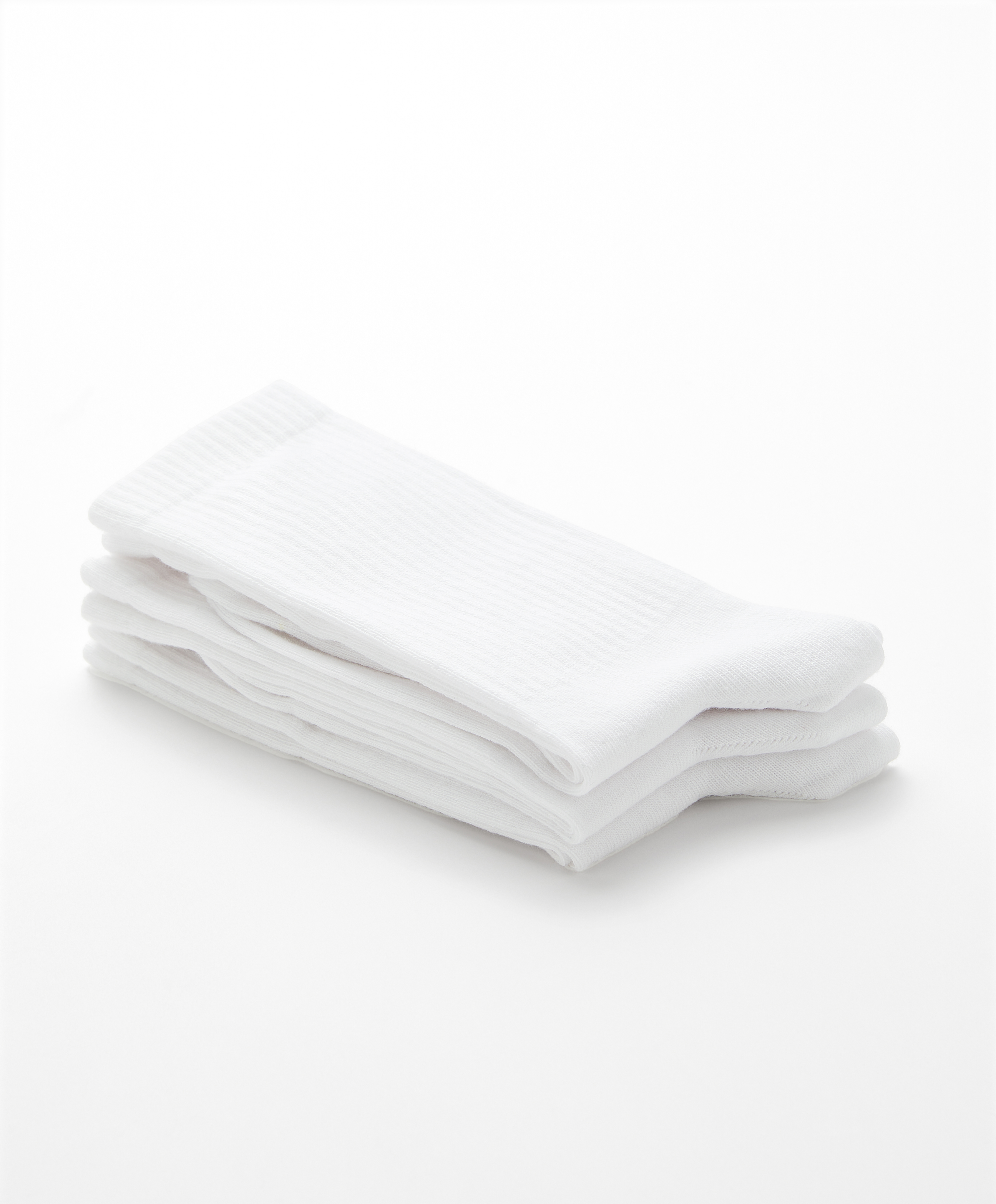 OYSHO 3 pairs of cotton blend classic sports socks