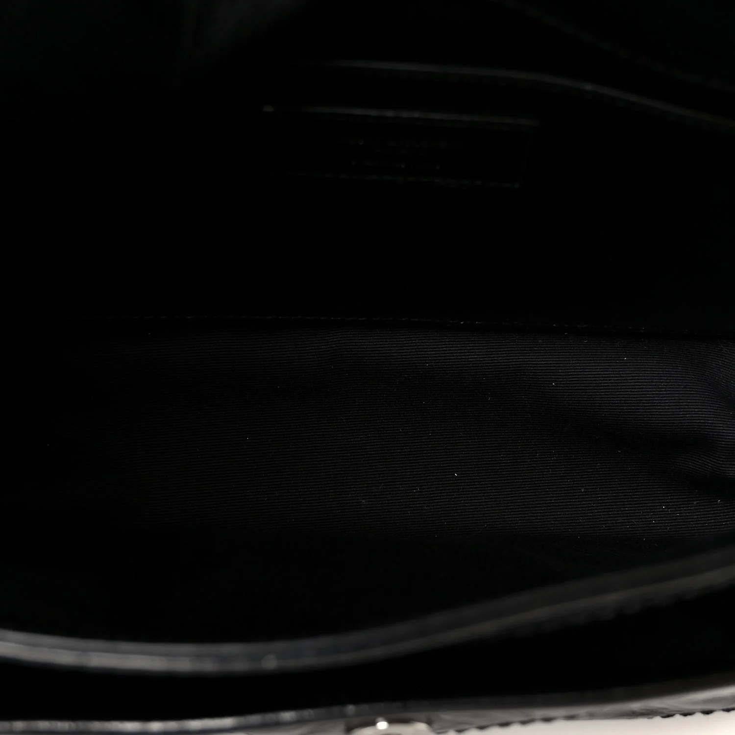 Crinkled Calfskin Matelasse Monogram Baby Niki Chain Satchel Black - Top Club