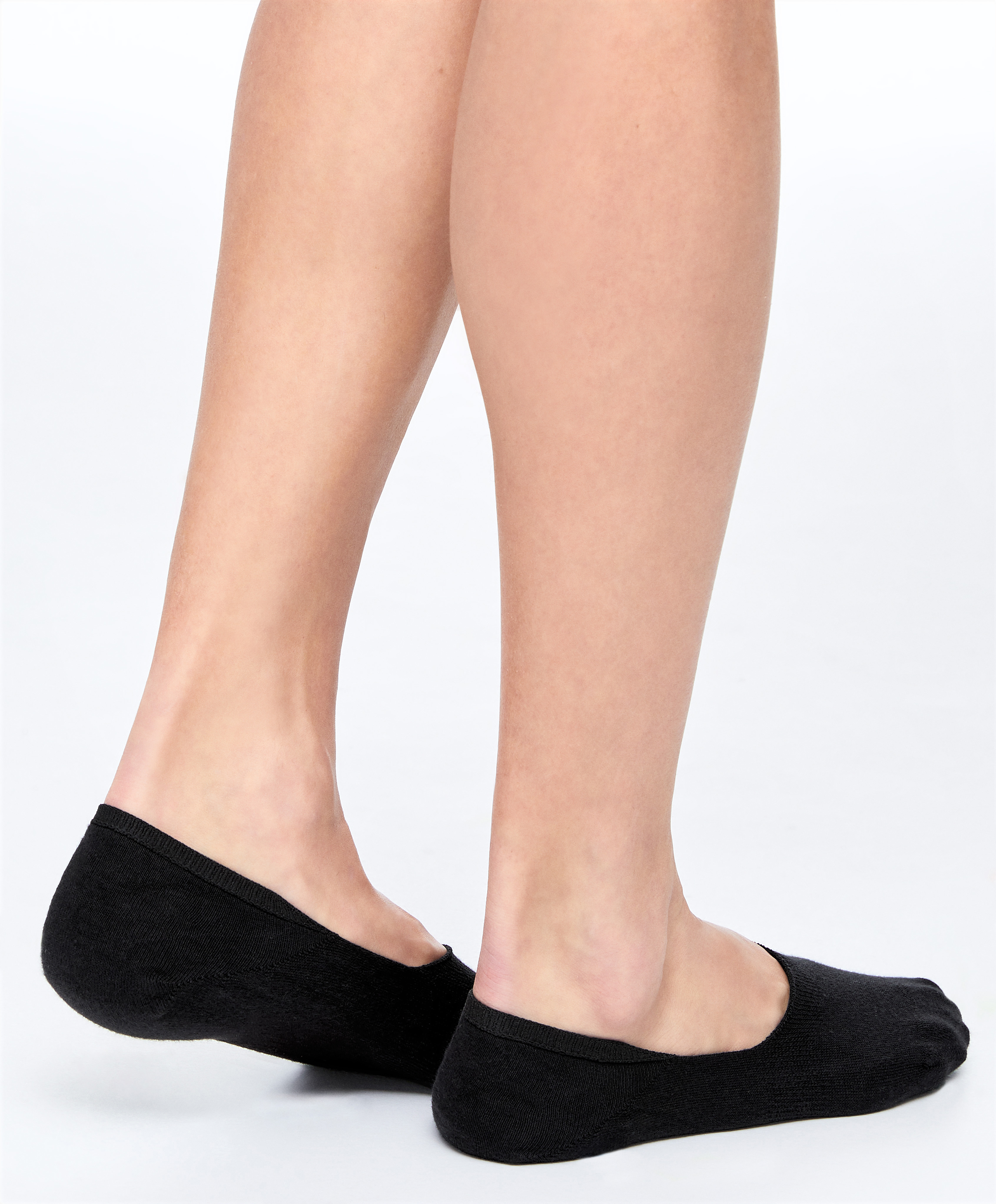 OYSHO 2 pairs of high-cut cotton blend invisible socks