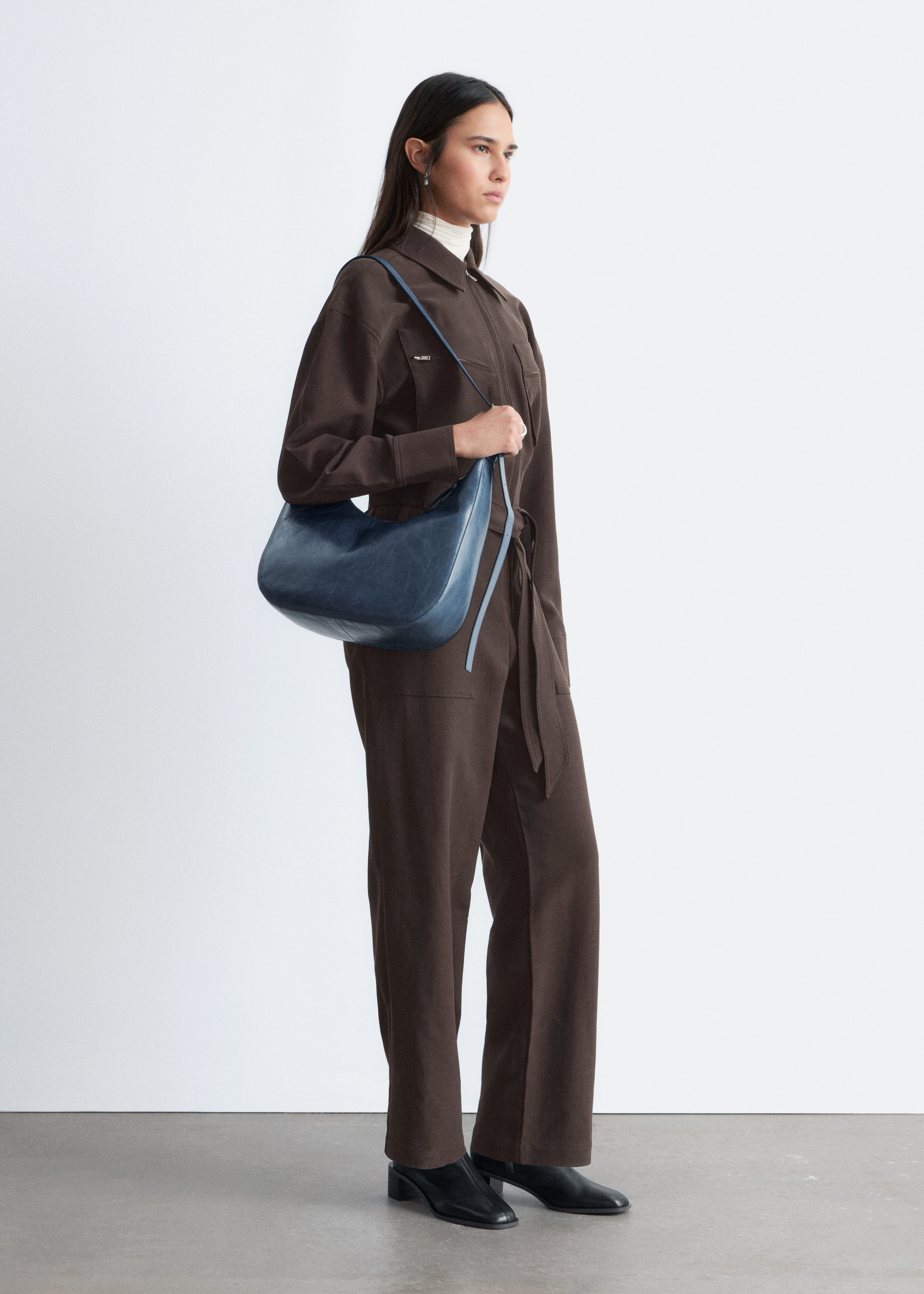 & Other Stories BELTED UTILITY JUMPSUIT