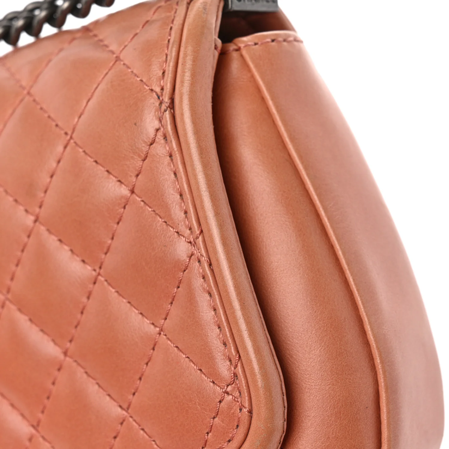 Calfskin Quilted Small Prestige Top Handle Flap Pink - Top Club
