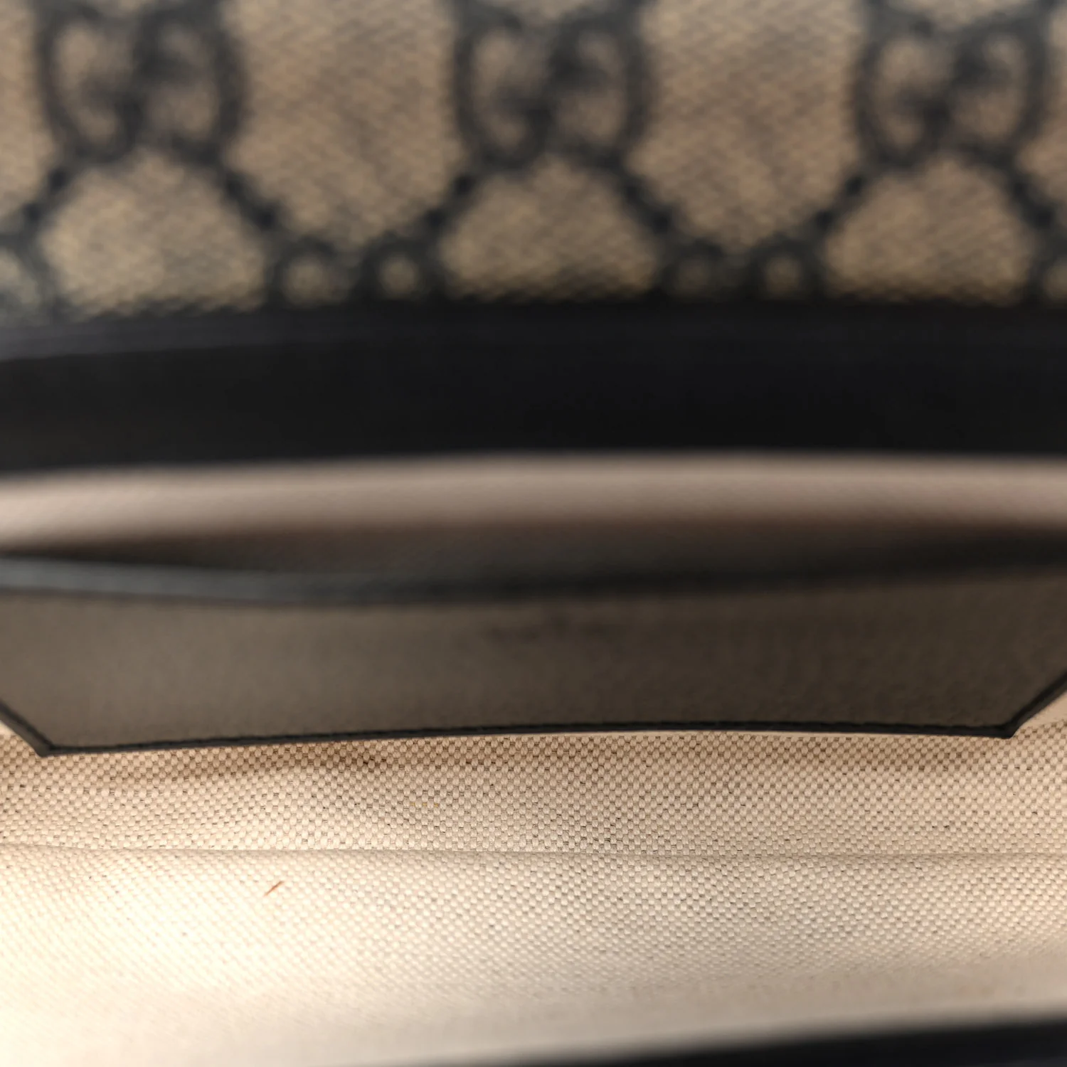 GG Supreme Monogram Textured Dollar Calfskin Web Mini Ophidia Envelope Shoulder Bag Beige Blue - Top Club