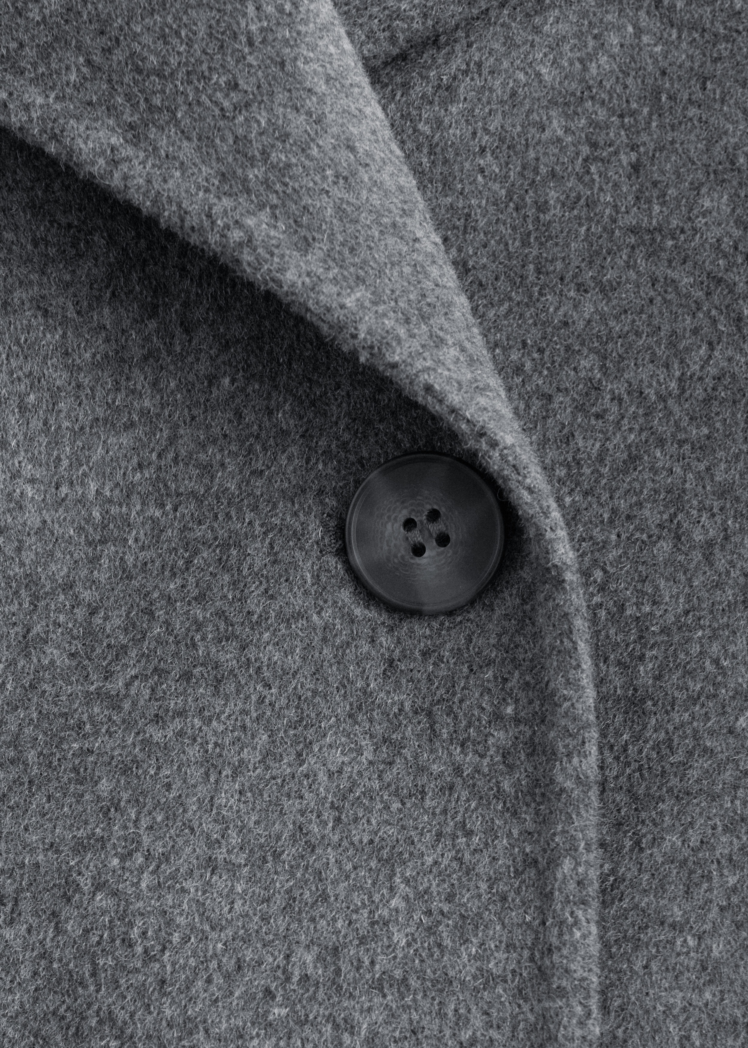 & Other Stories SHAWL-COLLAR WOOL MAXI COAT