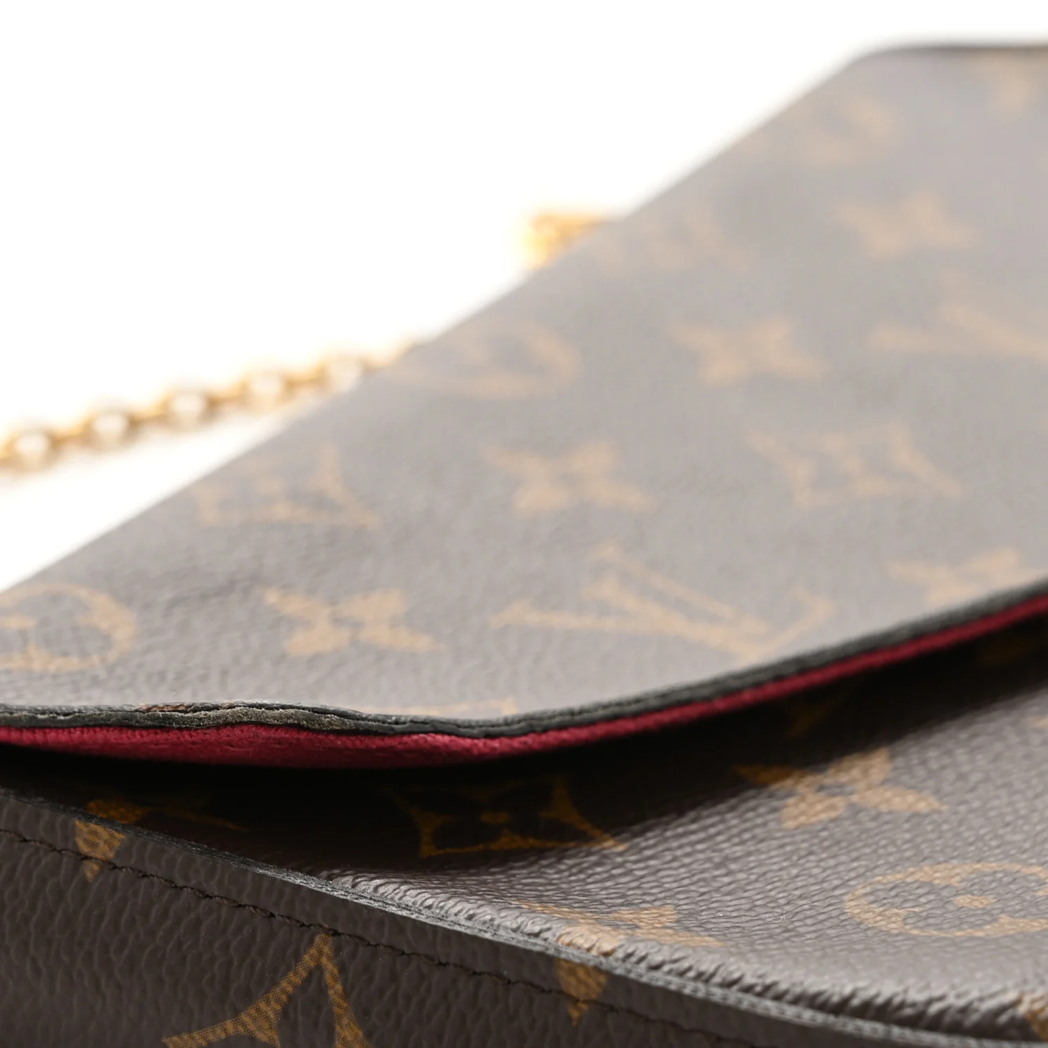 Monogram Pochette Felicie Chain Wallet Fuchsia - Top Club