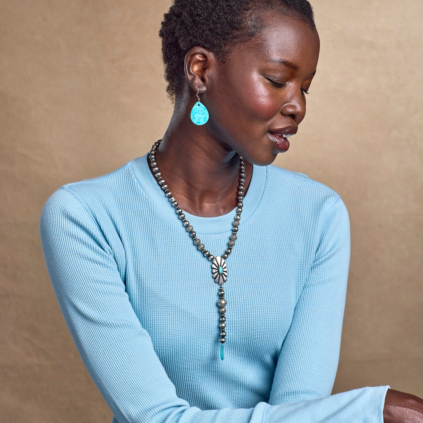 Aguila Silver Necklace - Sundance Living