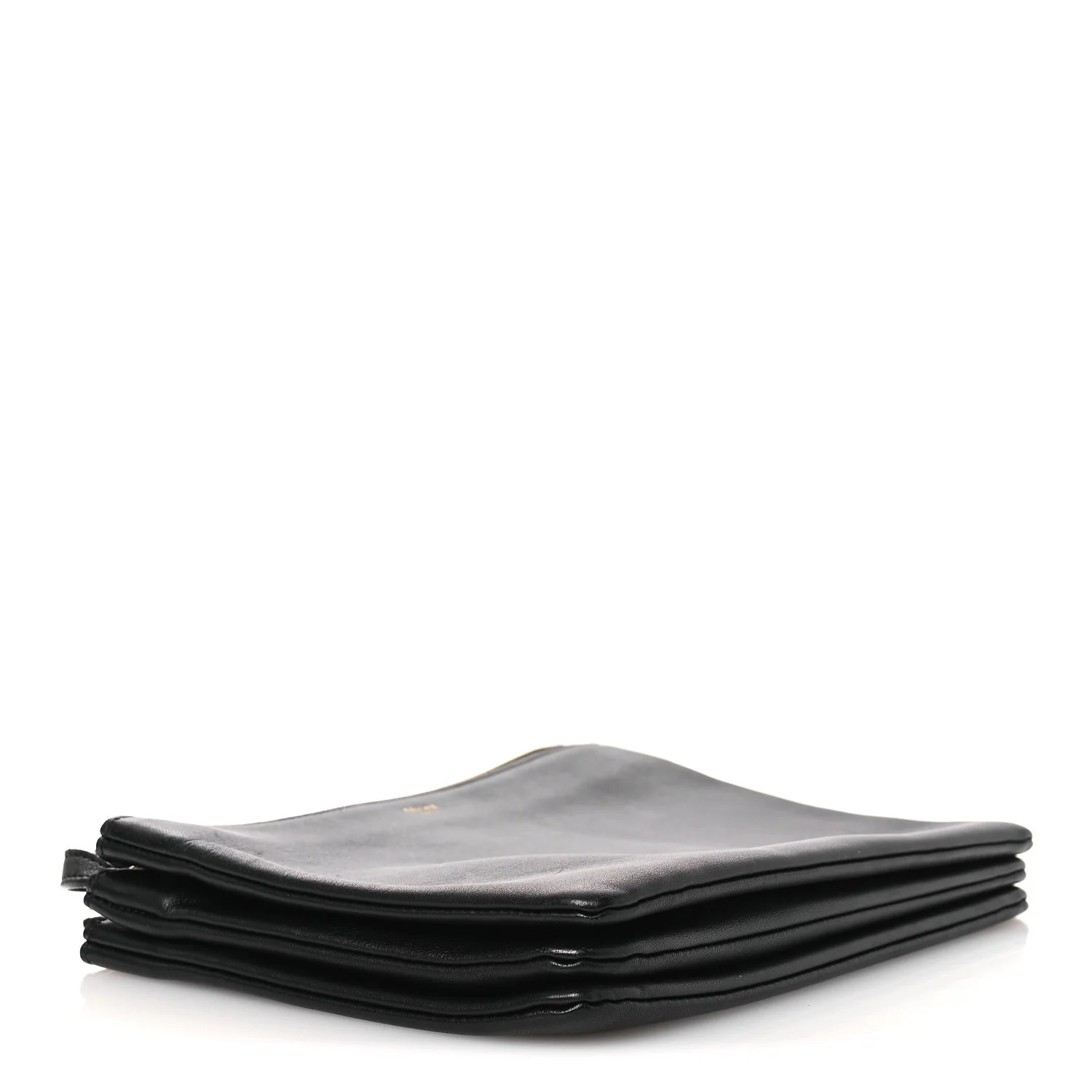 Lambskin Large Trio Crossbody Bag Black - Top Club