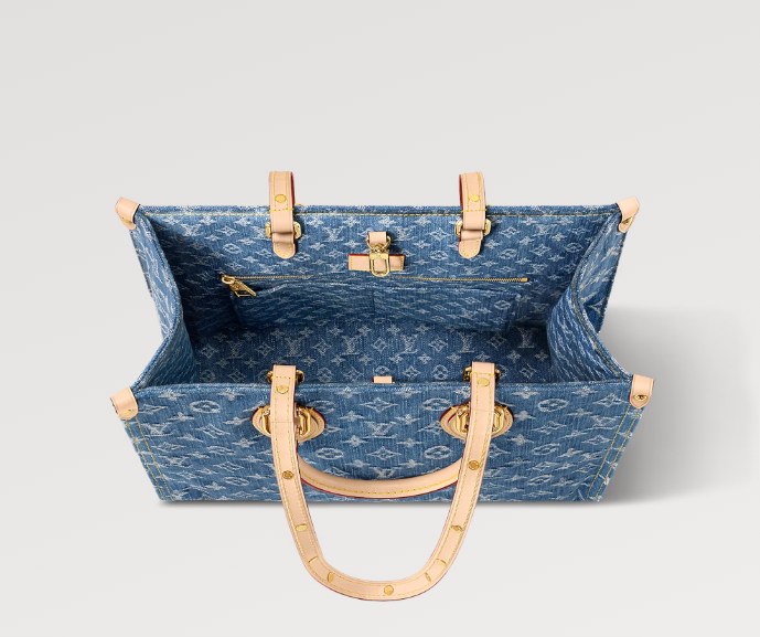 New Louis Remix OnTheGo MM denim bag size: 35 x 27 x 14 cm - Top Club