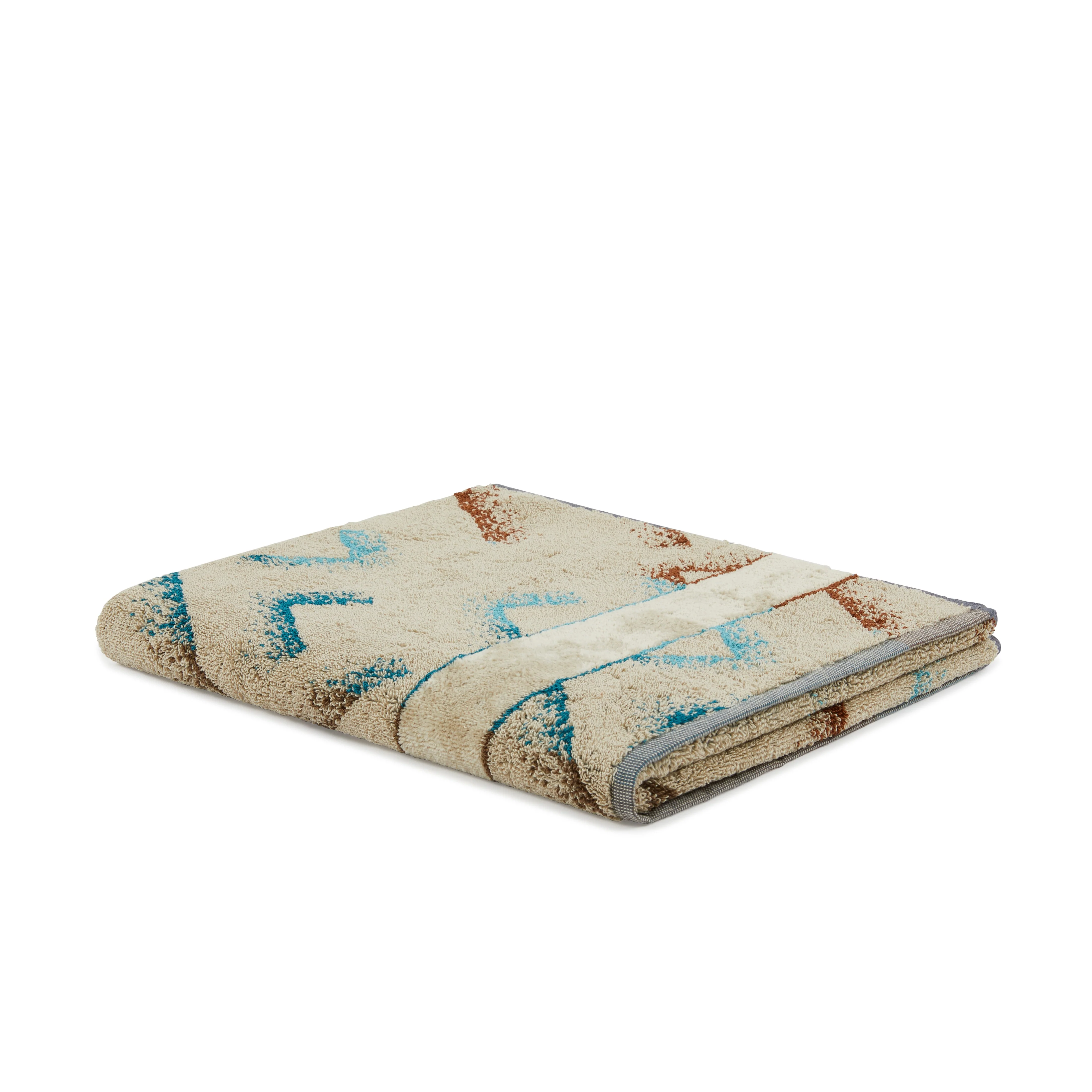 Telo Bagno In Spugna Kanzi 95X150 Turchese Carrara