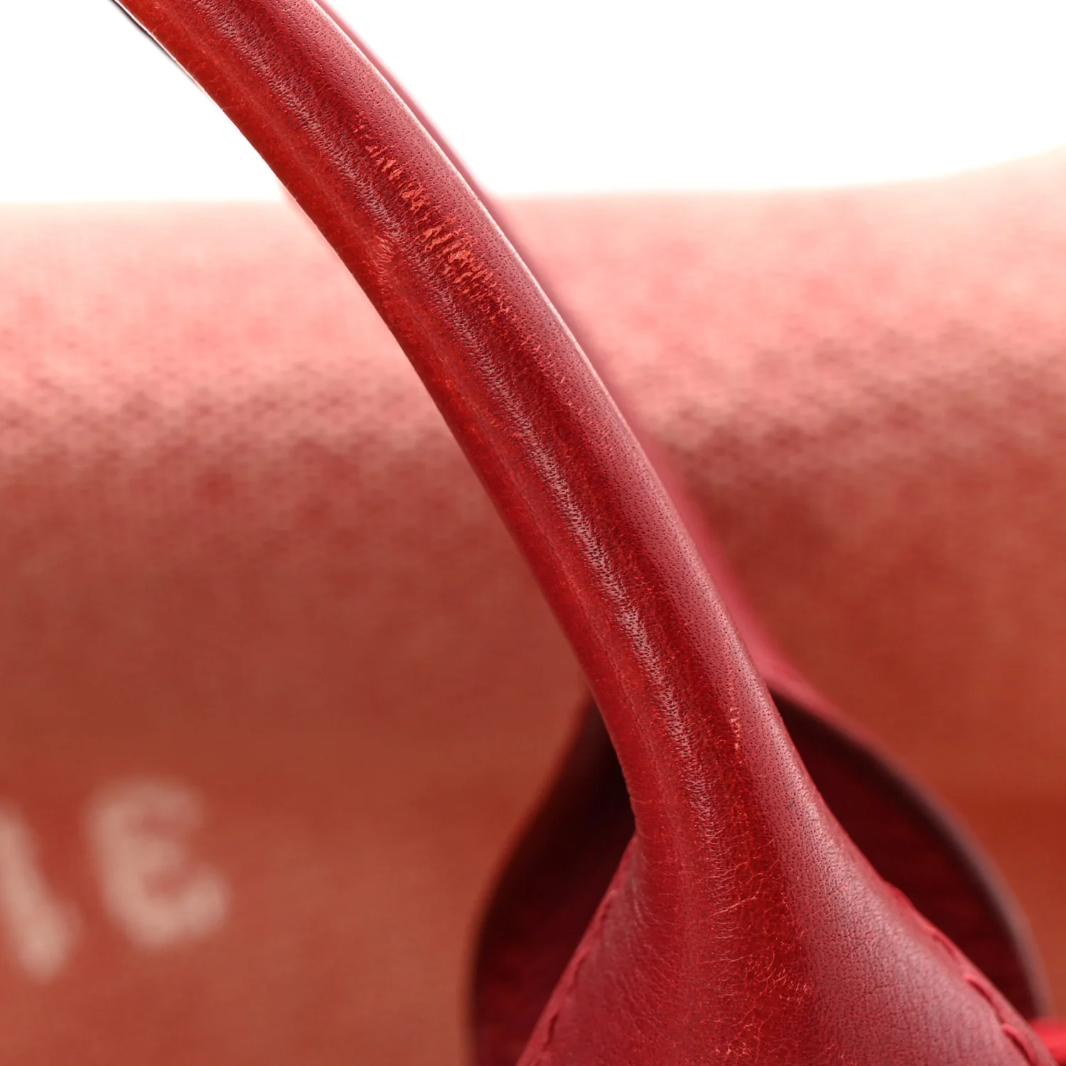 Canvas Medium Deauville Tote Red - Top Club