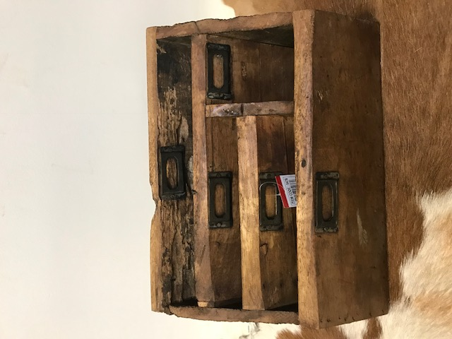 Organizer raw wood 34x13H25
