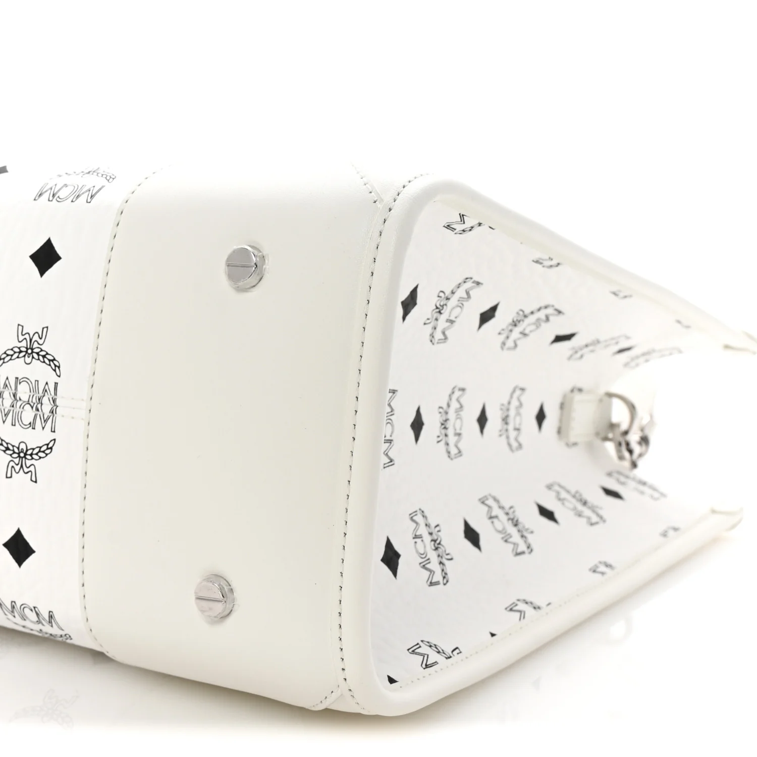 Visetos Large Munchen Tote White - Top Club
