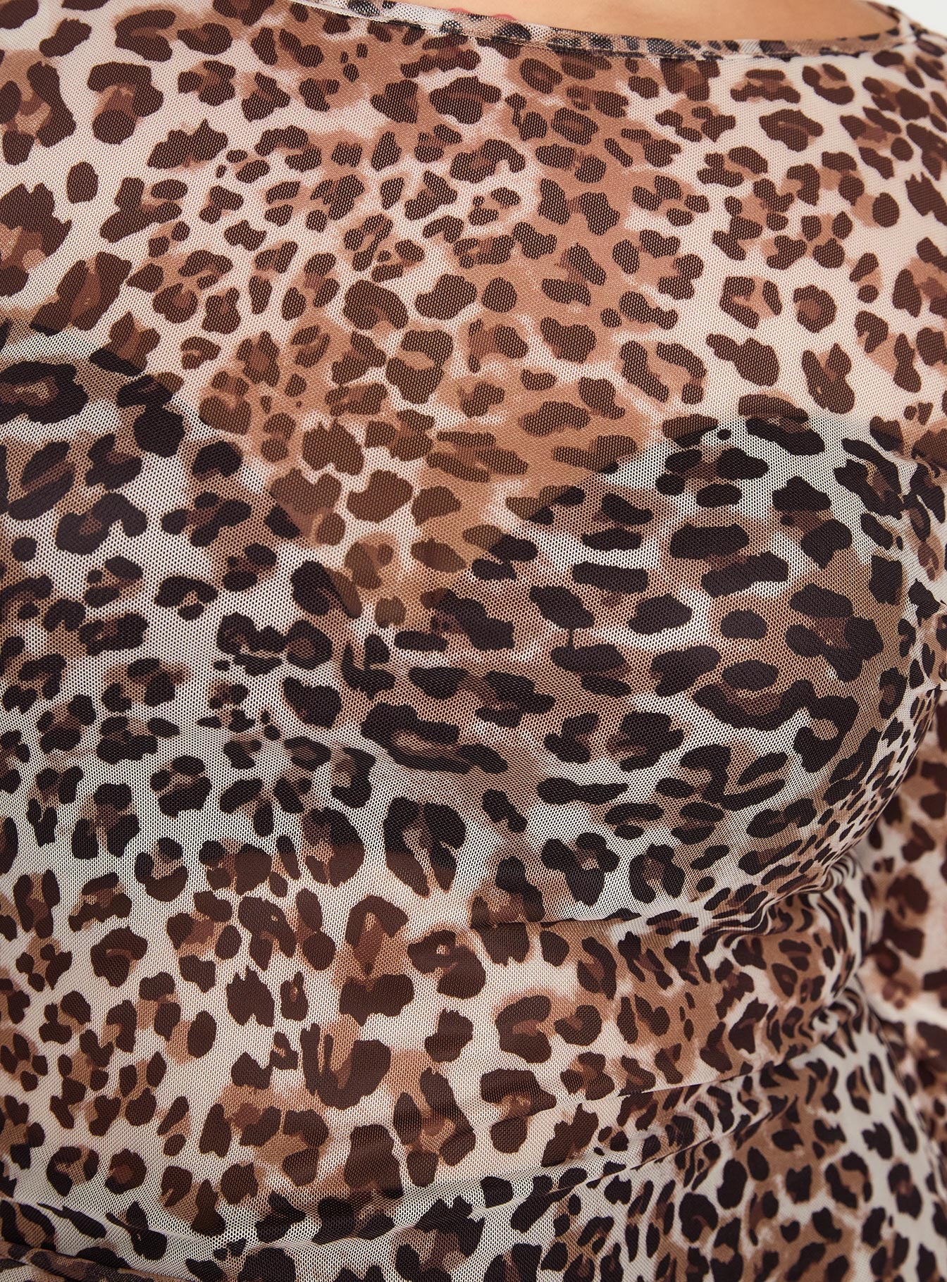 Believe Me Long Sleeve Top Leopard Curve