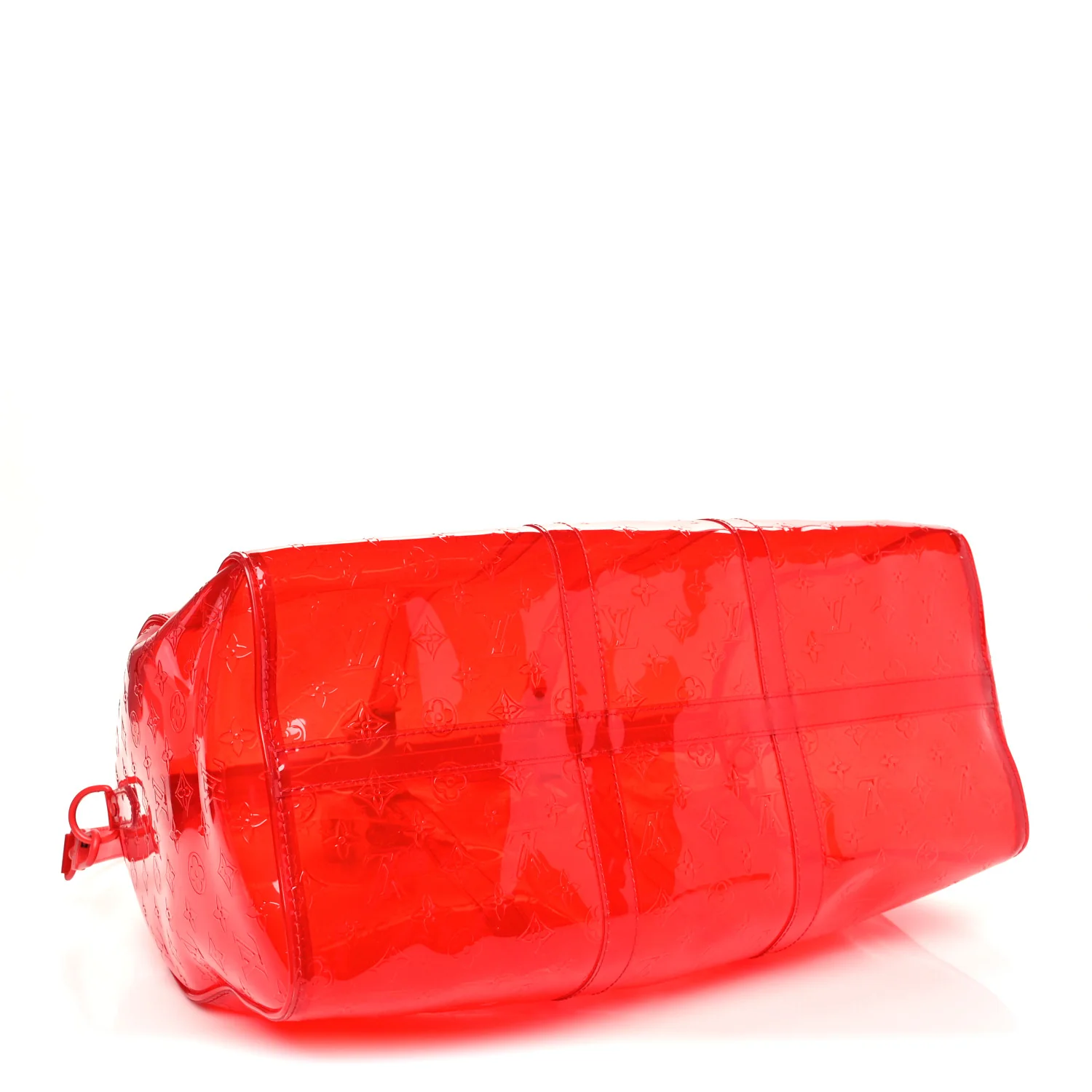 PVC Monogram Keepall Bandouliere 50 Grenadine Red - Top Club
