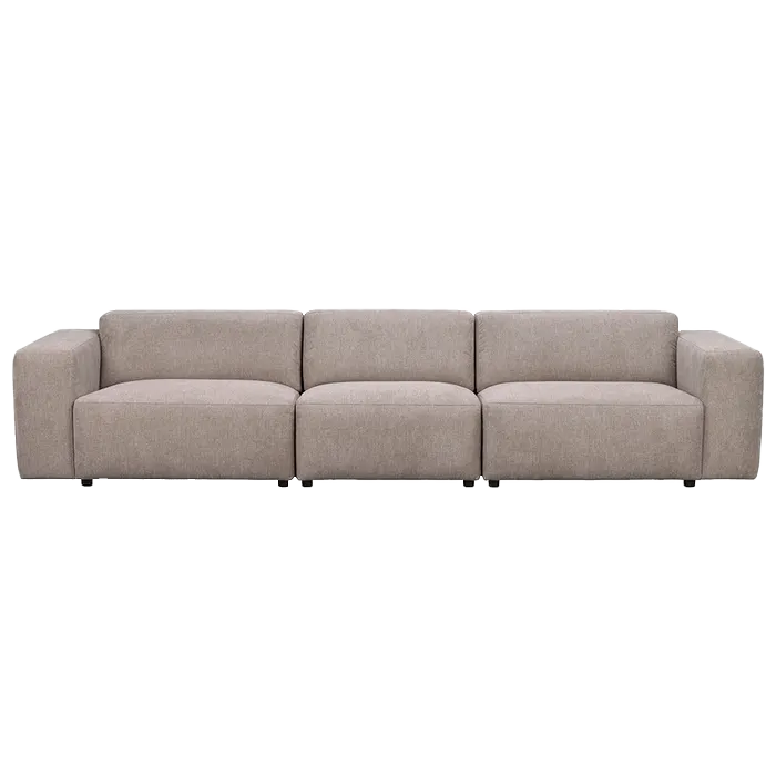 Gestoffeerde 4-zitsbank Willard Beige