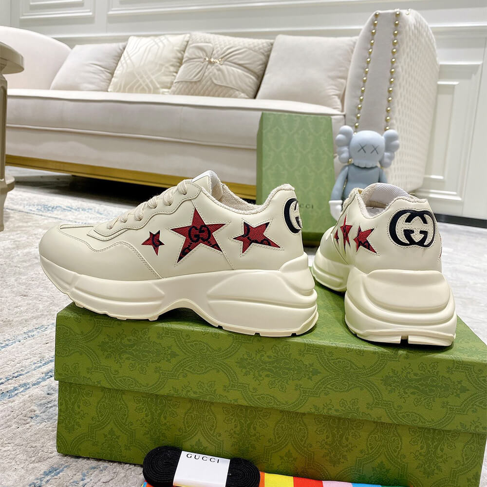 Gucci Rhyton Sneaker with Stars - Top Club