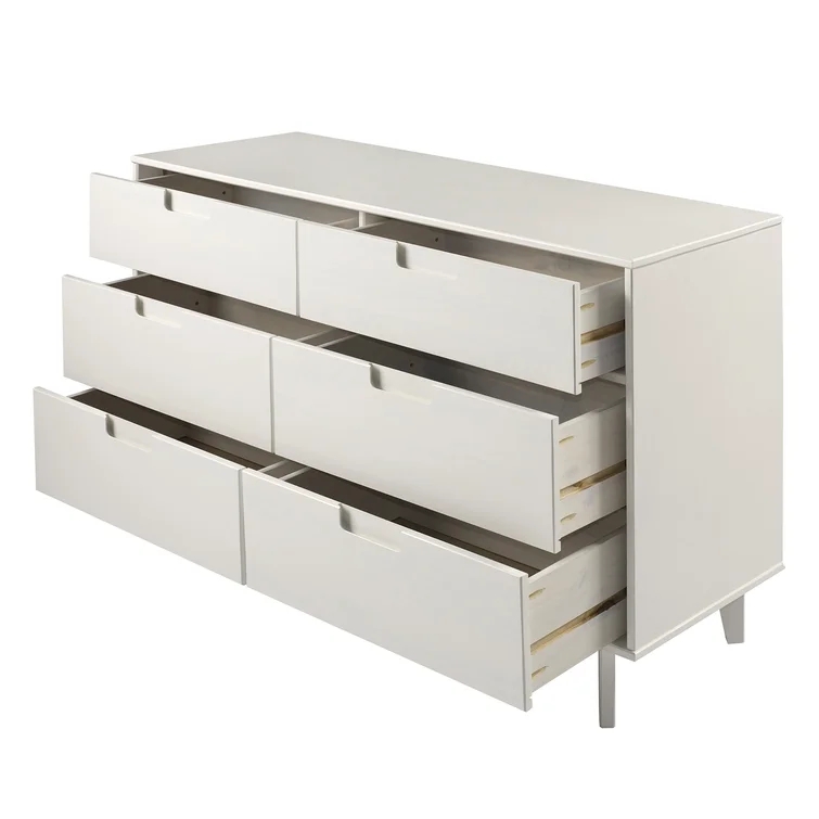 Yarber Groove 6 Drawer Double Dresser