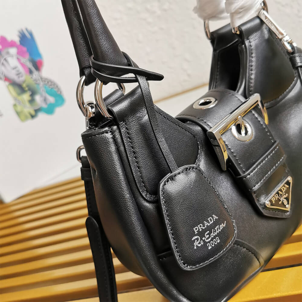 Prada Moon padded nappa-leather bag - Top Club