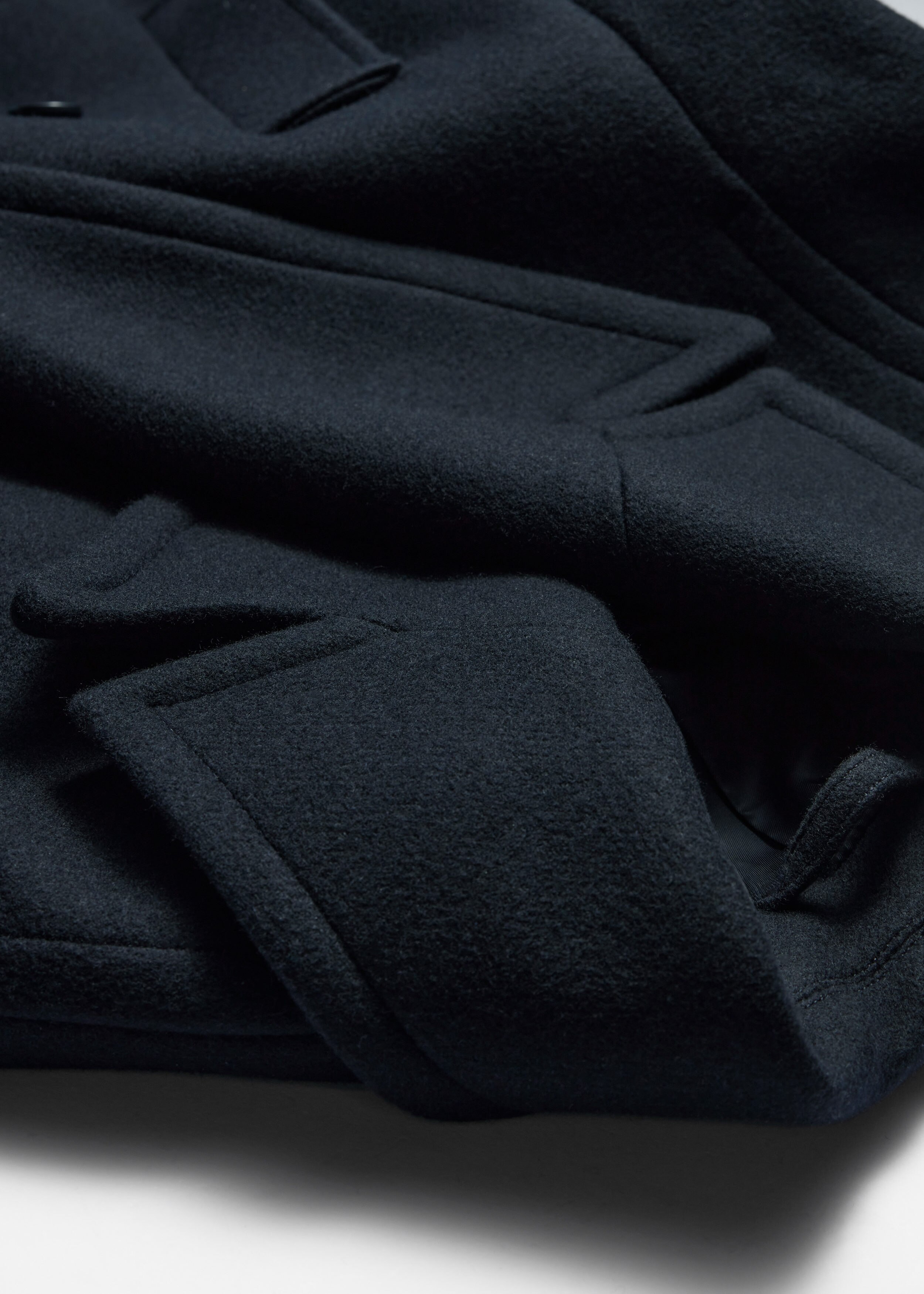 & Other Stories TAILORED WOOL PEA COAT