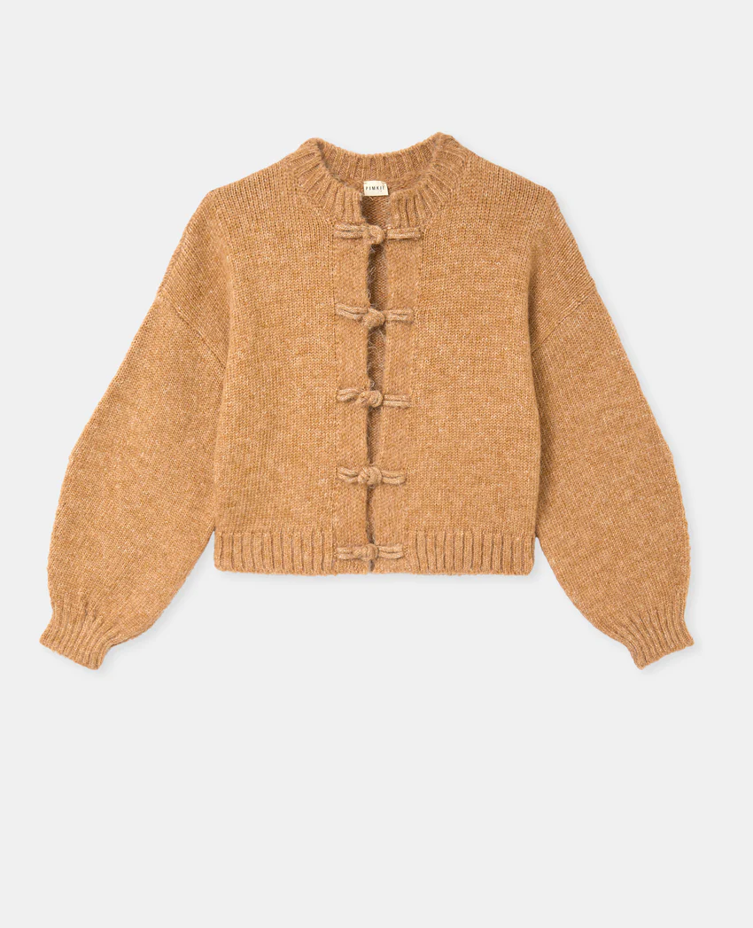 Pimkie Gilet en maille avec boutons brandebourg