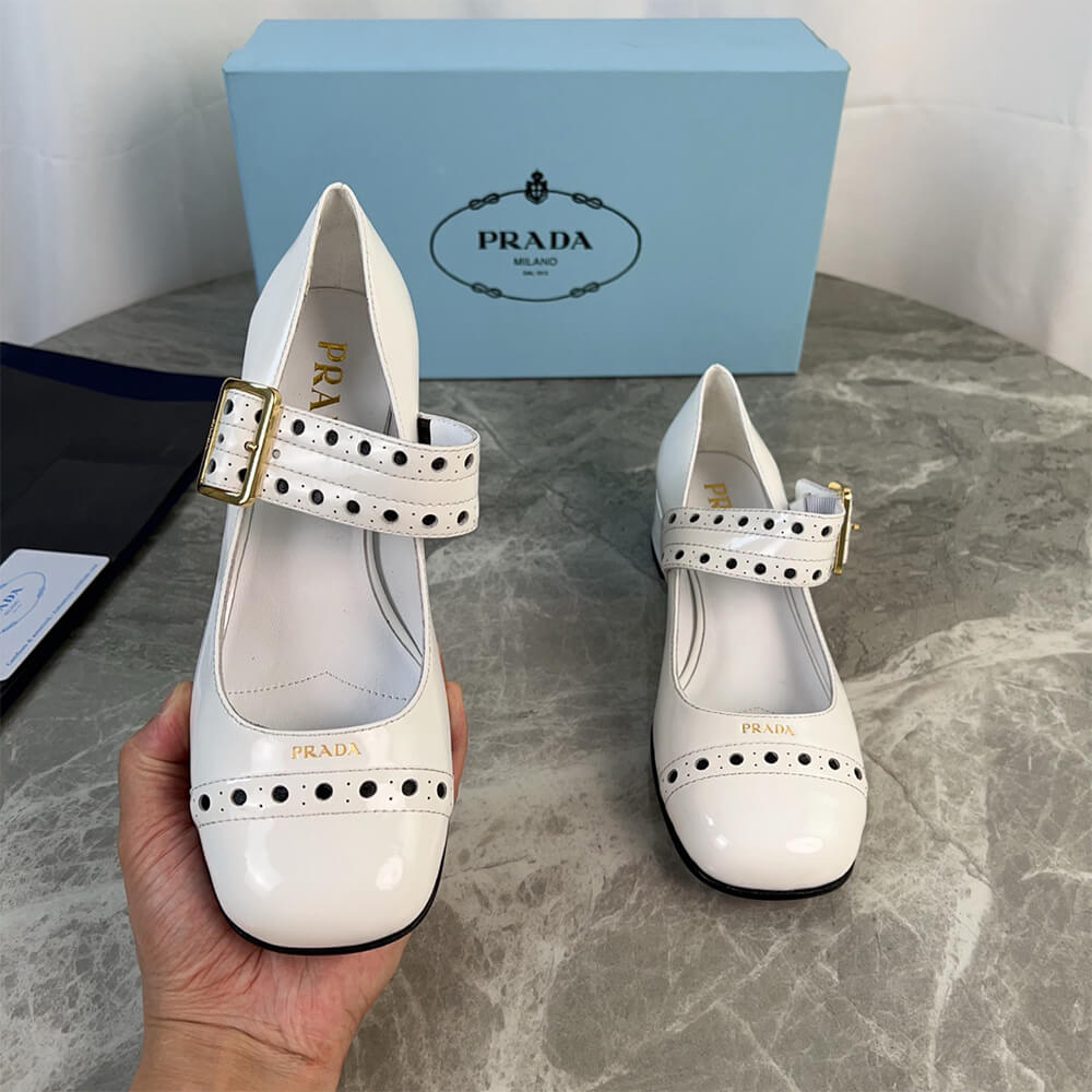 PRADA Patent leather Mary Jane pumps - Top Club