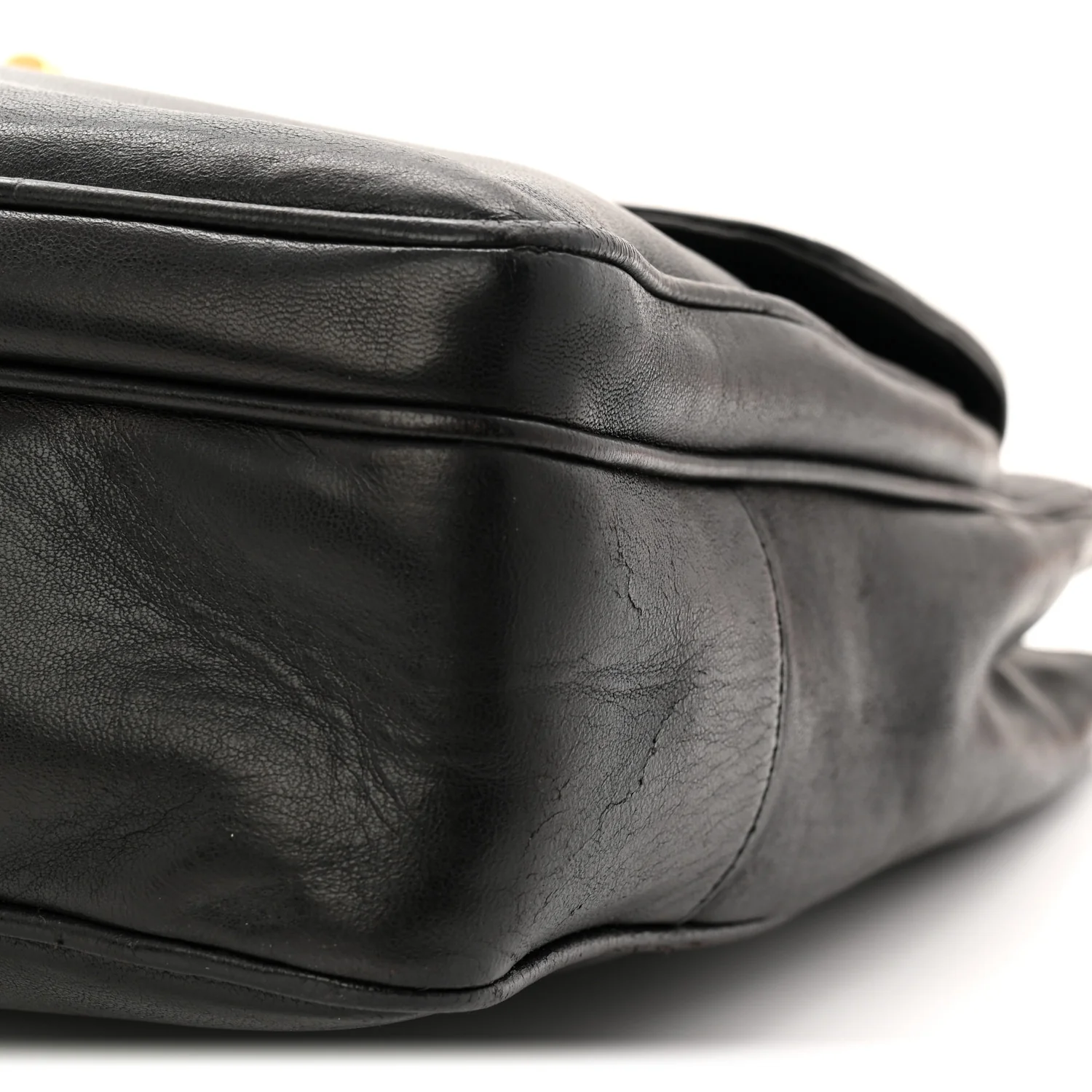 Lambskin CC Flap Shopping Tote Black - Top Club