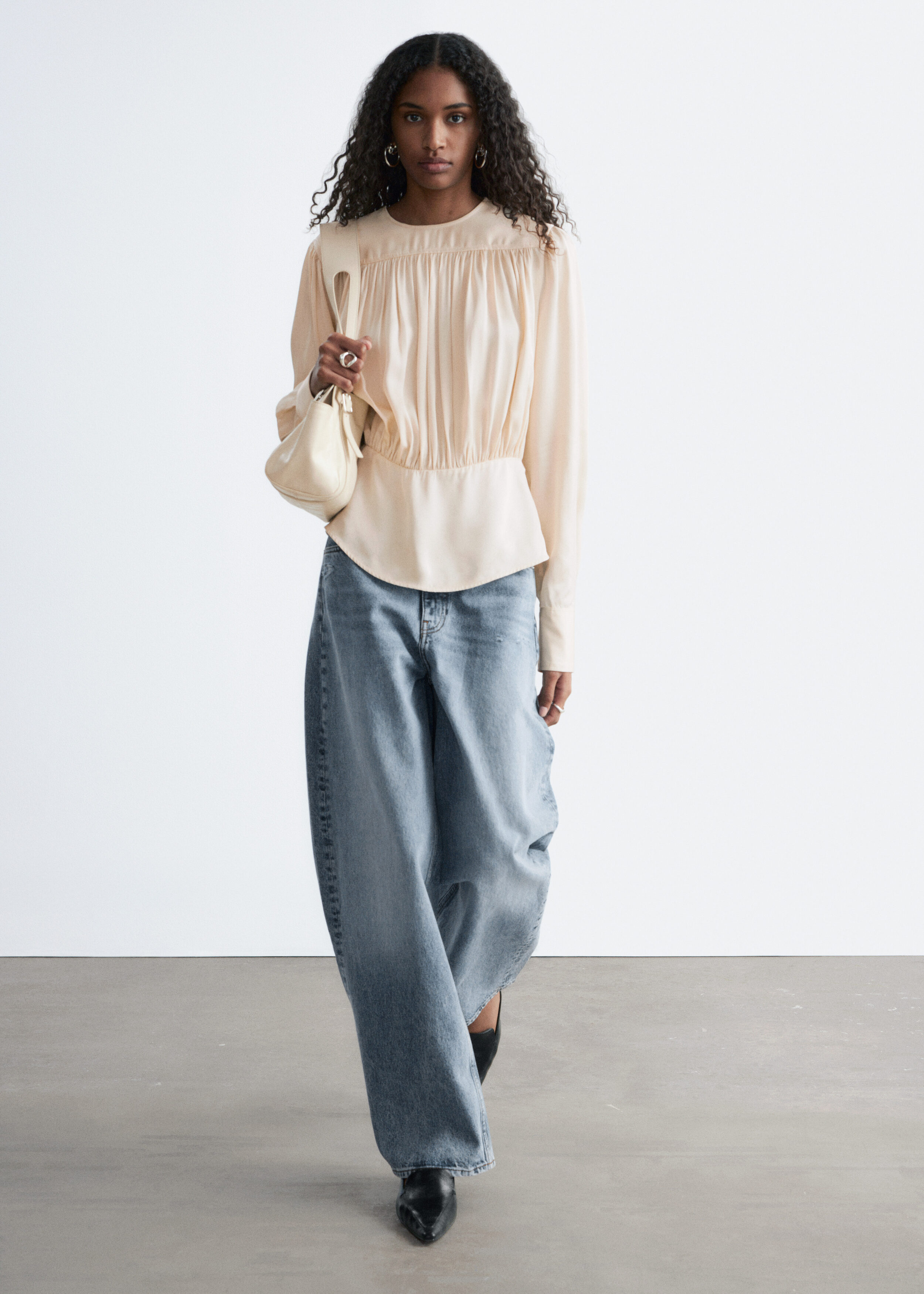 & Other Stories GATHERED BLOUSE