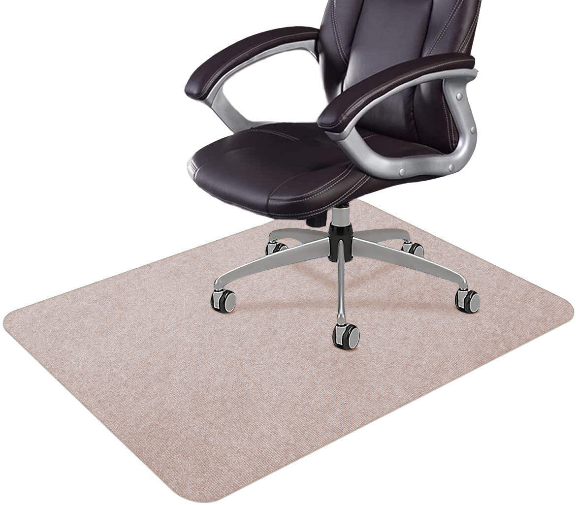 Floor Comprehensive Protection PVC Self Adhesive Anti-Slip Polyester Floor Rug Striped Washable Floor Rugs Chair Mat for Home Office