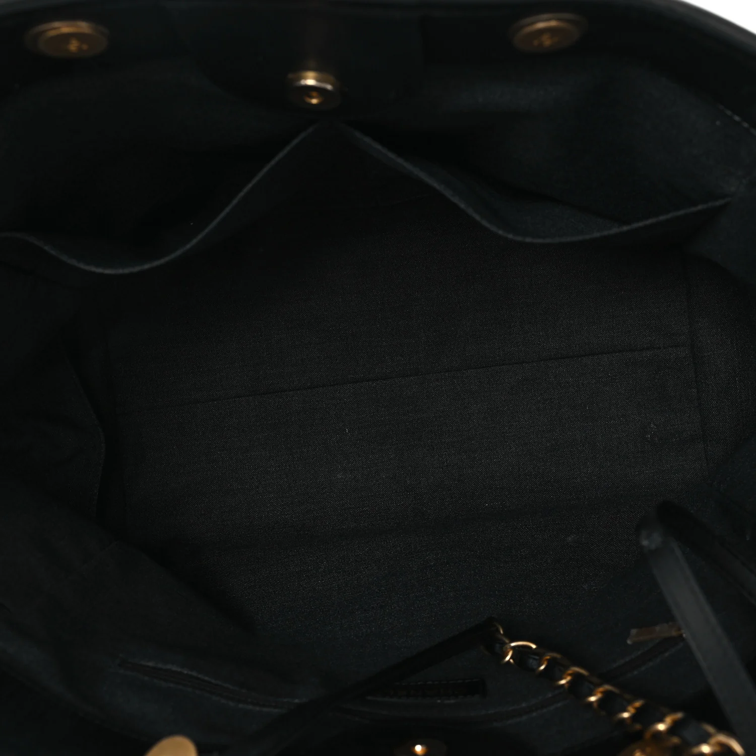 Calfskin Medium Deauville Tote Black - Top Club
