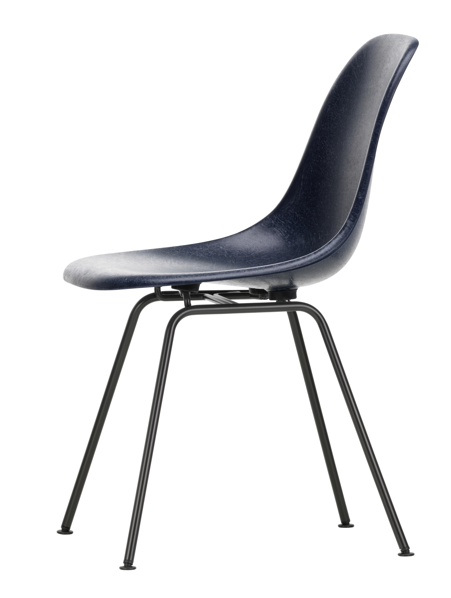 Eetkamerstoel DSX Fiber basic dark onderstel navy blue
