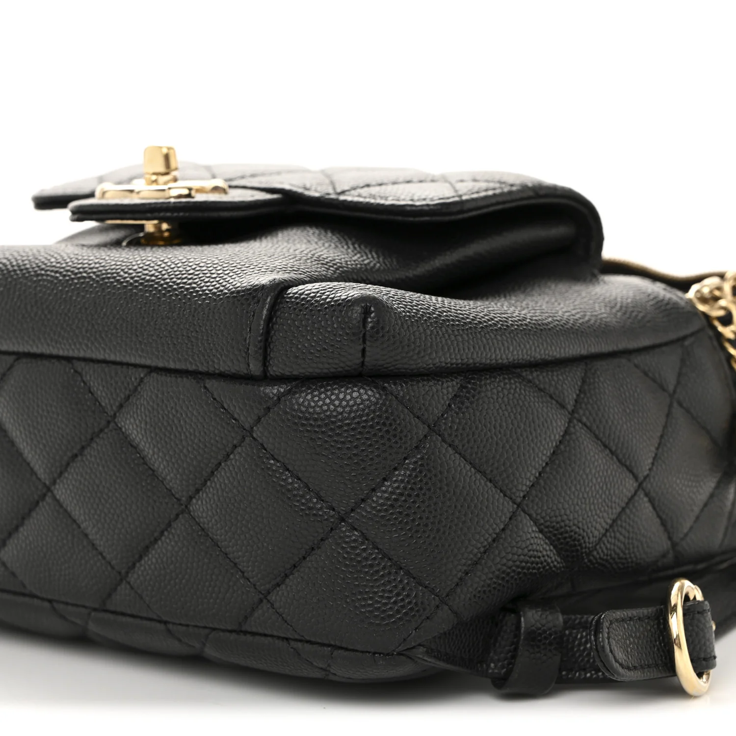 Caviar Quilted Small CC Day Backpack Black - Top Club