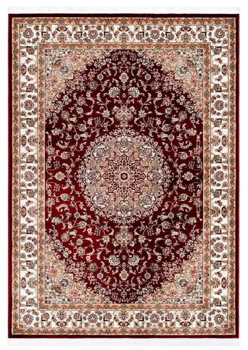 Carpet with oriental ornaments red / multicolored - various sizes - living room carpet