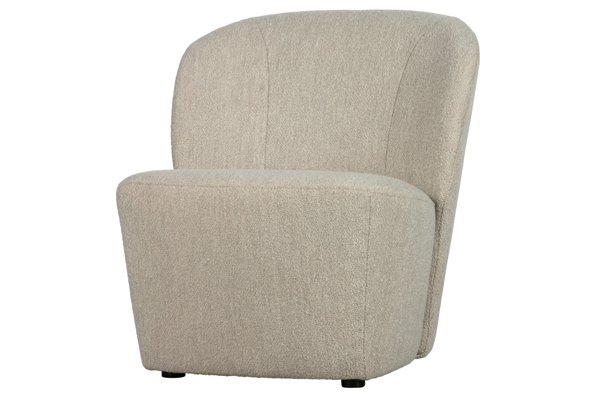 Fauteuil Lofty bouclé - natural
