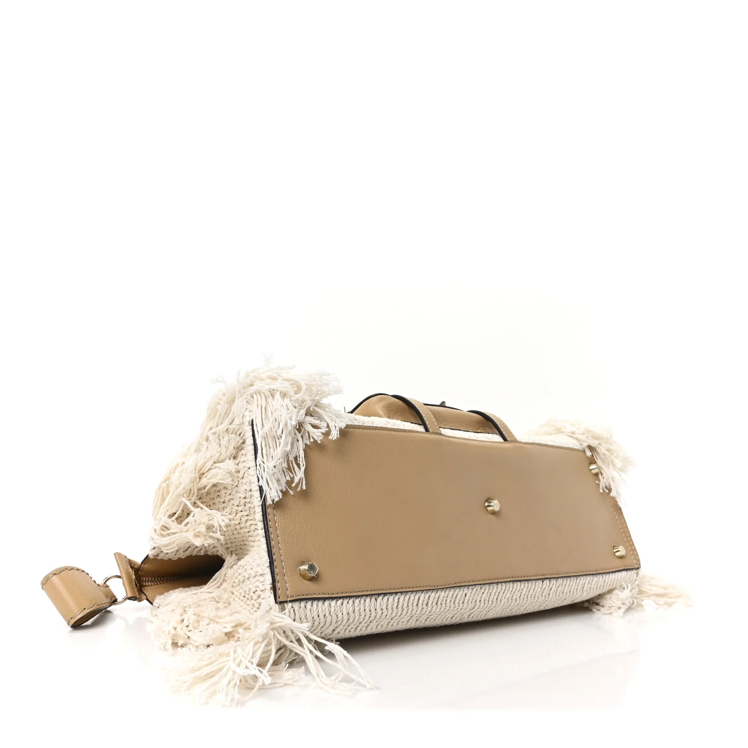 Cotton Calfskin Medium Edith Day Bag Soft Tan - Top Club